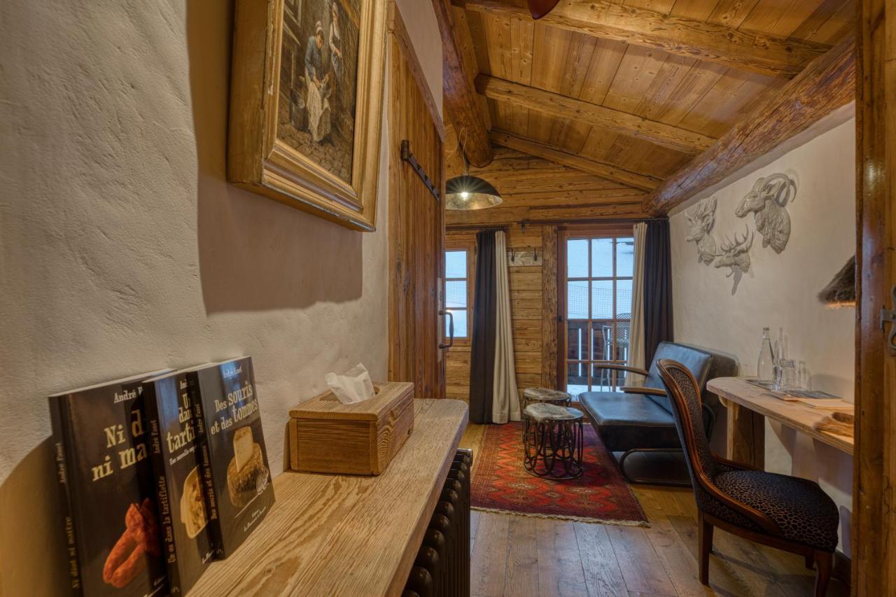 Le Vieux Chalet La Clusaz Buitenkant foto