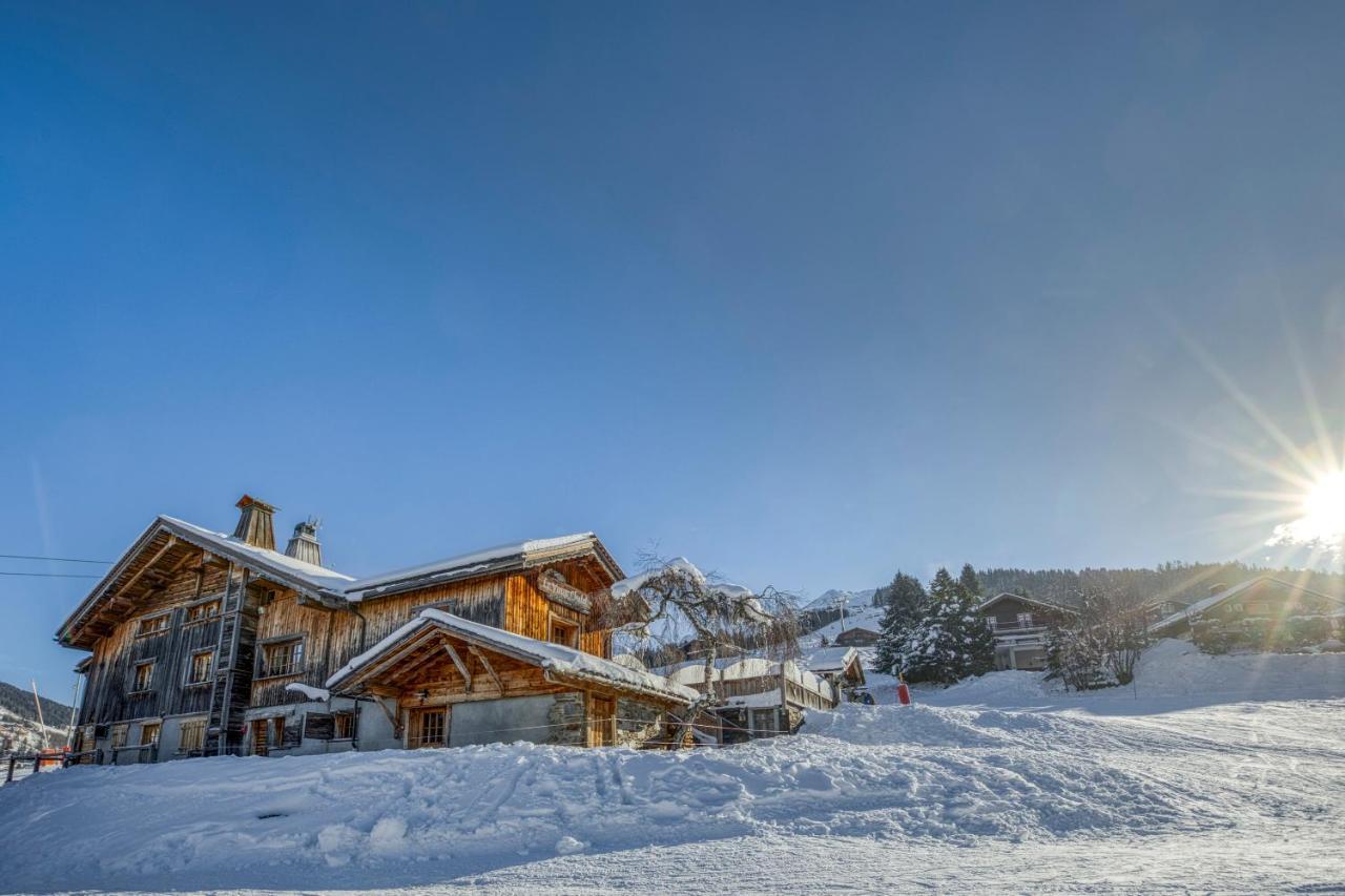 Le Vieux Chalet La Clusaz Buitenkant foto