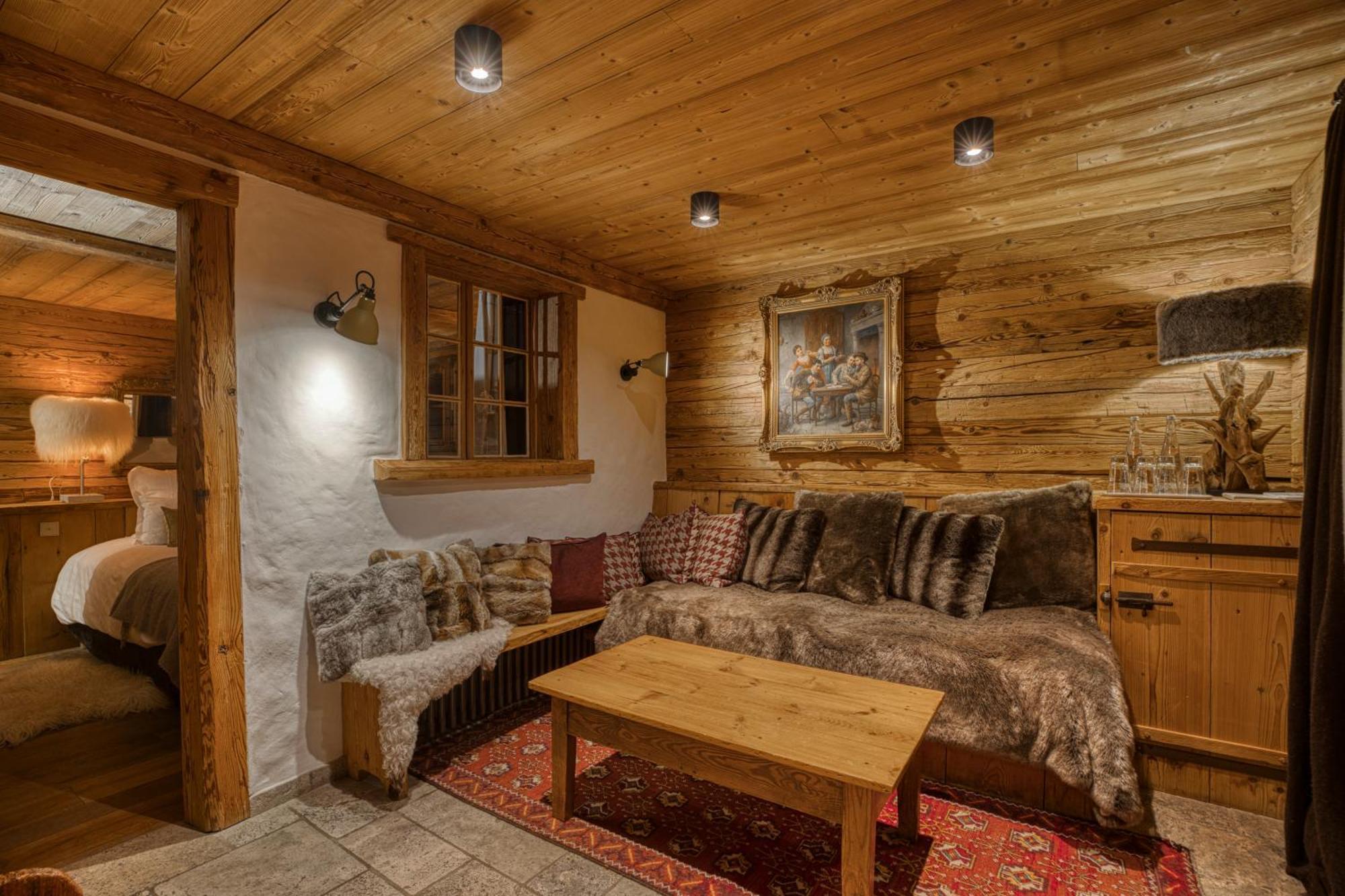 Le Vieux Chalet La Clusaz Buitenkant foto