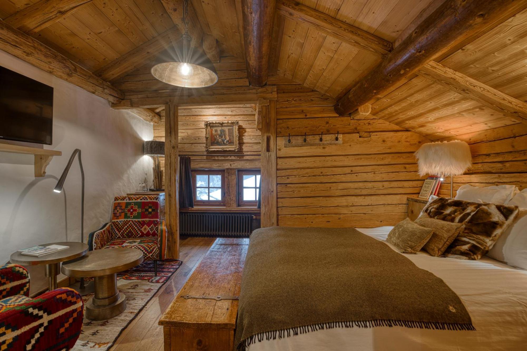 Le Vieux Chalet La Clusaz Buitenkant foto