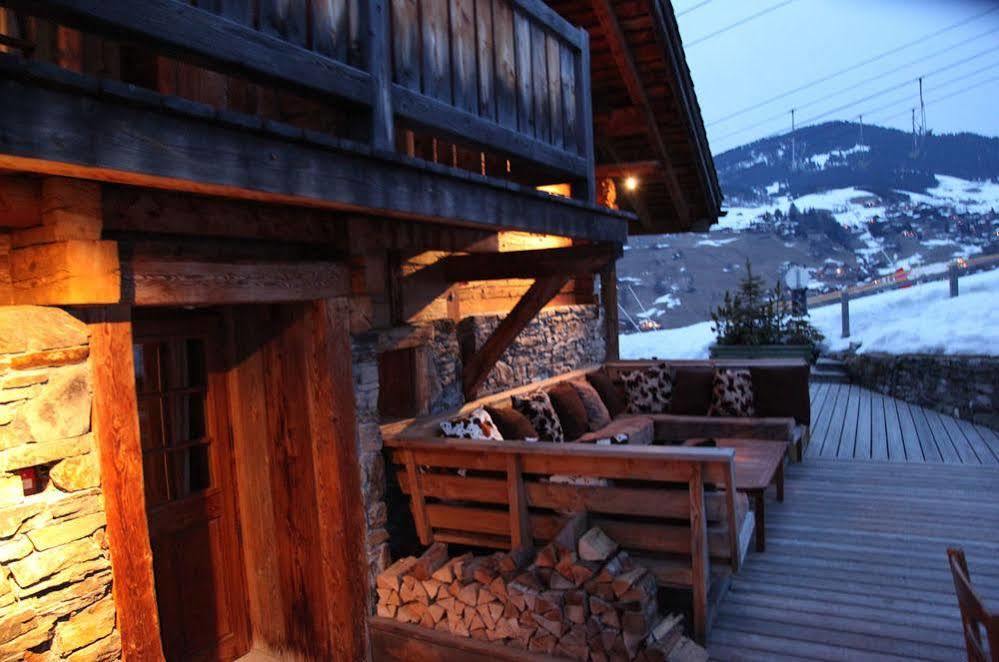 Le Vieux Chalet La Clusaz Buitenkant foto